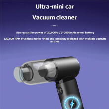 20000 PA Wireless Car Vacuum Cleaner Cordless Dust Handheld Auto Portabale Vacuum High-Power Vacuum Cleaner for Home Car