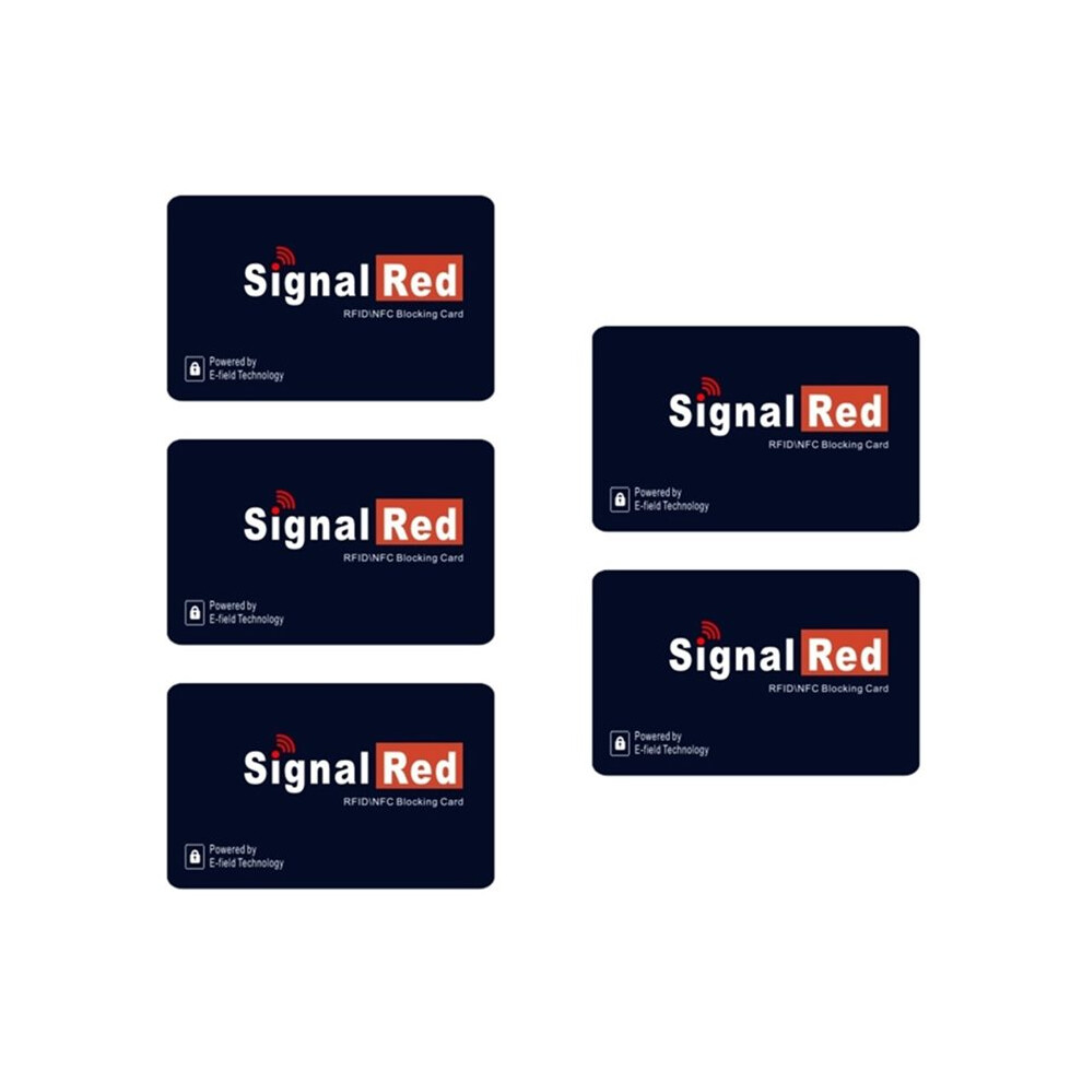 5Pc Rfid Blocking Card Contactless Nfc Debit Credit Card Passport Protector Blocker Anti-Theft Design Rfid Blocker 6033687946884