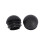 10 Pcs 25mm Dia Plastic Round Tube Inserts End Blanking Caps Black 5