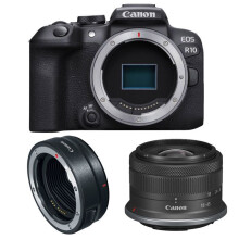 CANON EOS R10 + RF-S 18-45mm f/4.5-6.3 IS STM + Anello EF-EOS R