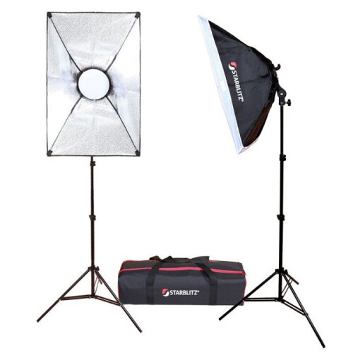 STARBLITZ Kit completo di illuminazione continua LED per vlogger