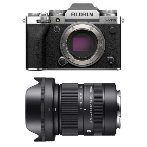 Fujifilm FUJIFILM X-T5 Silver + SIGMA 18-50