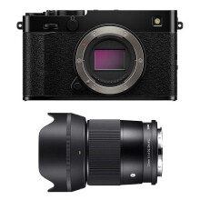 FUJIFILM X-E5 Zwart + SIGMA 23mm f/1.4