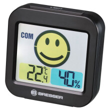 BRESSER Thermometri Hygro MyTime Smile musta - 7007450CM3