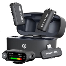 Micro cravate sans fil - HOLLYLAND - LARK MAX 2 - portée 340 m - autonomie 36 h - audio 32 bits
