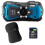 Pentax PENTAX Compact étanche WG-90 Bleu + Etui + SD 8 Go 1