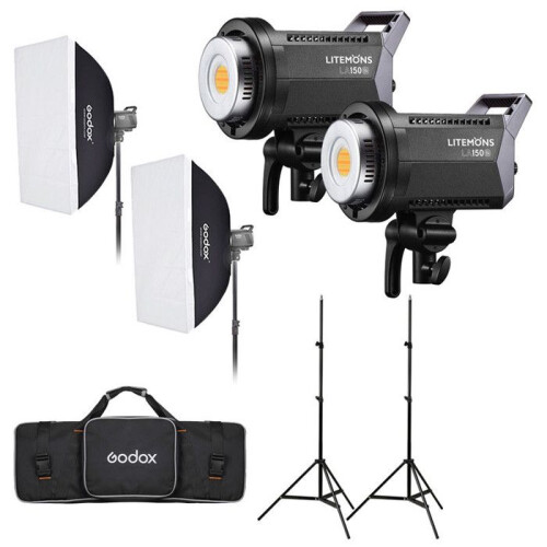 Godox GODOX Kit Duo Torche LED LA150Bi Bi-color