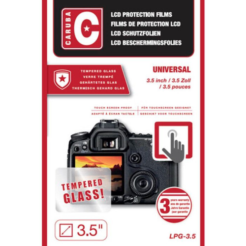 CARUBA Vidro de proteção para tela 3,5' (2 un)