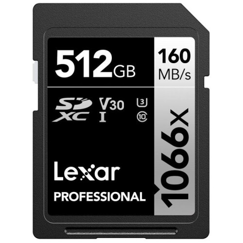 Lexar LEXAR SD Pro 1066X 512Go 160Mo/s