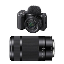 SONY ALPHA ZV-E10 II MUSTA + 16-50 II + 55-210