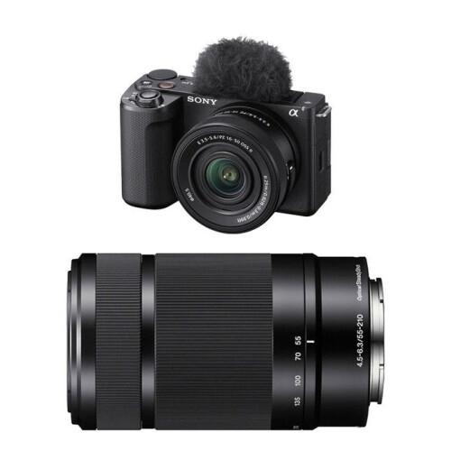 Sony SONY ALPHA ZV-E10 II MUSTA + 16-50 II + 55-210
