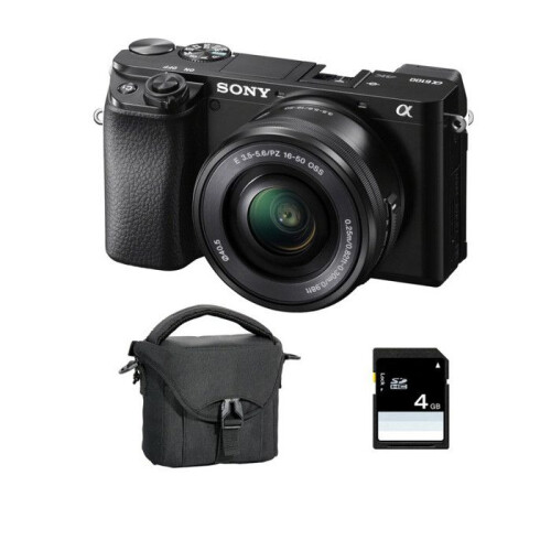 Sony SONY ALPHA 6100 NOIR + 16-50 + Sac + SD 8 Go
