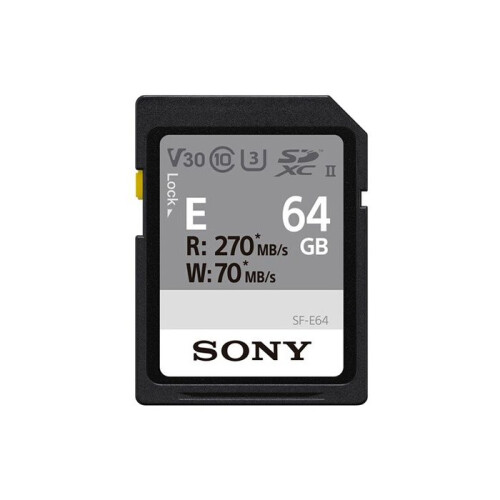 Sony Carte mémoire Sony SDXC UHS II 64 Go
