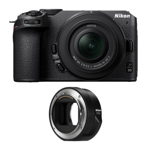 Nikon NIKON Z30 + Z 16-50 + FTZ II -sovitin