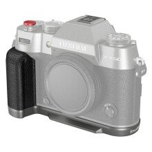 SMALLRIG 4712 Silikoni L-muotoinen kahva Fujifilm X-T50 Hiiliharmaa Hopea
