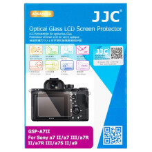 JJC cran LCD in optisch glas Schermbeschermer voor Sony a7ii/a7rii/ilce-7m2/7rm2 Camera - Transparant - GSP-A7II