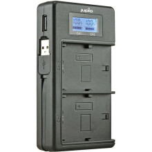 JUPIO dubbele oplader compatibel met SONY NP-FH50/70/100 NP-FV50/70/100