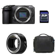 NIKON Z30 NU + Bolsa + Tarjeta SD de 8 Go + Adaptador FTZ II