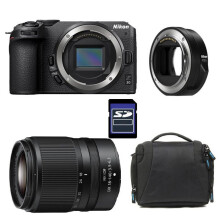 NIKON Z30 + Z 18-140 + Bolsa + Tarjeta SD de 8 Go + Adaptador FTZ II