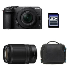 NIKON Z30 + Z 16-50 + Z 50-250 + Tas + SD-kaart 8 GB