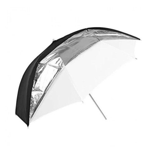 Godox GODOX Ombrello UB-006 nero argento bianco Doppio uso 84 cm