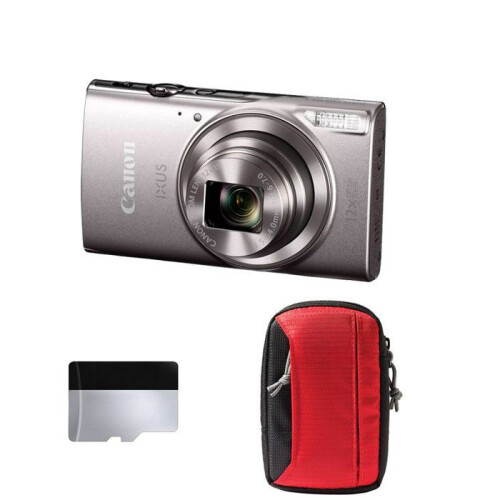 Canon CANON Compact Ixus 285 HS A Silver + Sac + Carte SD 8Go