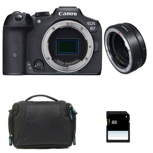 Canon CANON EOS R7 + Borsa + Scheda SD 8 Go + Anello EF-EOS R