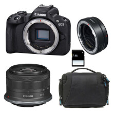 Fotocamera ibrida - CANON - EOS R50 - RF‑S 18-45mm IS STM - 24,2 MP APS‑C - UHD 4K 30p