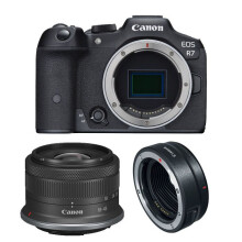 CANON EOS R7 + RF-S 18-45mm f/4.5-6.3 IS STM + Anello EF-EOS R
