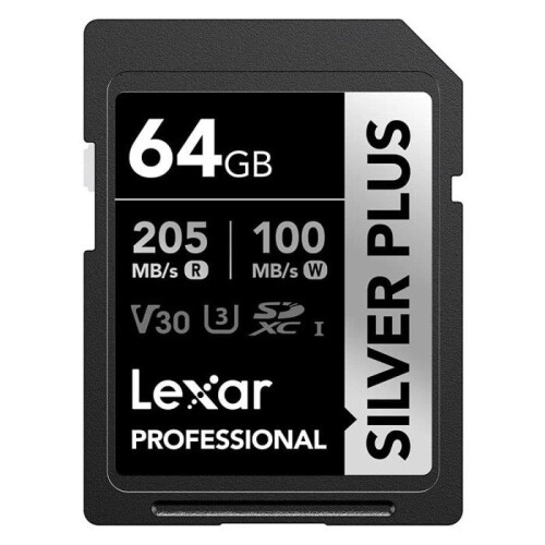 Lexar LEXAR Scheda SD Silver Plus UHS-1 64Go V30 R205/W100