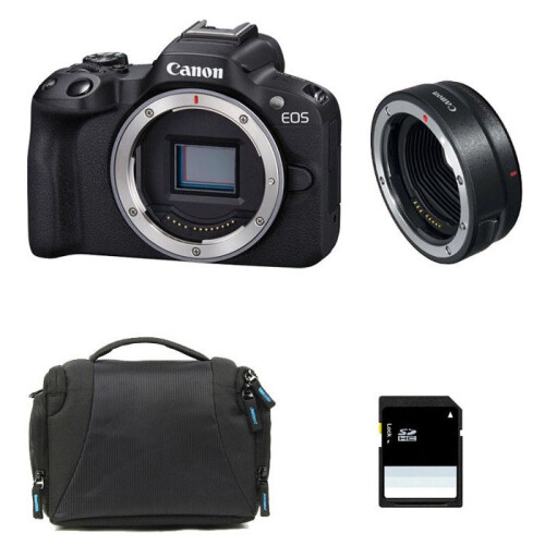 Canon CANON EOS R50 + Sac + Carte SD 8 Go + Bague EF-EOS R