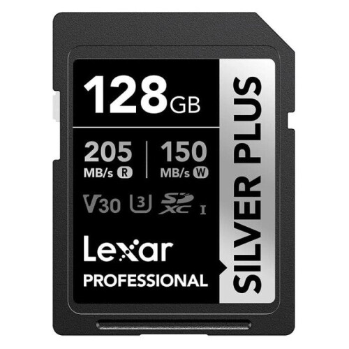 Lexar LEXAR Scheda SD Silver Plus UHS-1 128Go V30 R205/W150