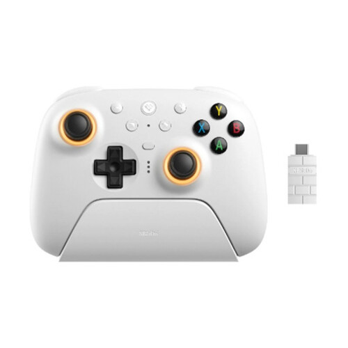 8BitDo  2 Wireless Controller TMR Joysticks Hall Effect Triggers Charging Dock for PC Windows 10/11 Steam Android B