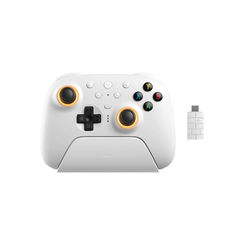8Bitdo 2 Wireless Controller Tmr Joysticks Hall Effect Triggers Charging Dock For Pc Windows 10/11 Steam Android B 4711546532288