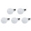 5X B22  Save LED Bulb Light Lamp 220V 3W Cool White New Imitate Ceramic) 1
