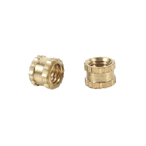 M3 x 3mm Female Thread Brass Knurled Threaded Insert Embedment Nuts 300PCS