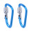 2X Camping Outdoor D-Ring Carabiner Hook Clip Keychain 6cm 2