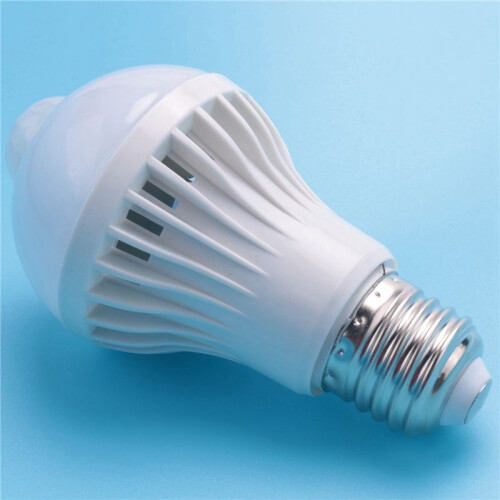 6X E27 Led Bulb Light Motion Sensor Light LED PIR Motion Sensor Lamp Globe Bulb Light Lamp, 5W