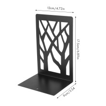 4X Metal Bookends for Heavy Books - Book Ends,Bookends for Shelves,Bookend Supports Office Desk