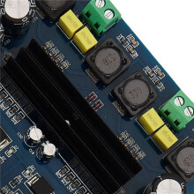 8X XH-M641 TPA3116D2 DC12V 24V 150W x 2 Audio Digital High Power 2 Channels Car Amplifier with Boost Board G2-010