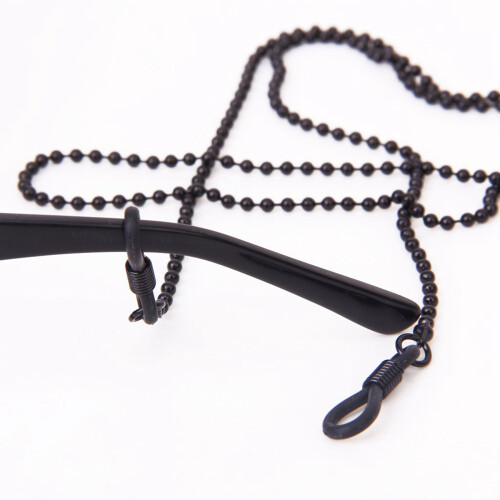 2X Decorative Copper Glasses Chain -Black
