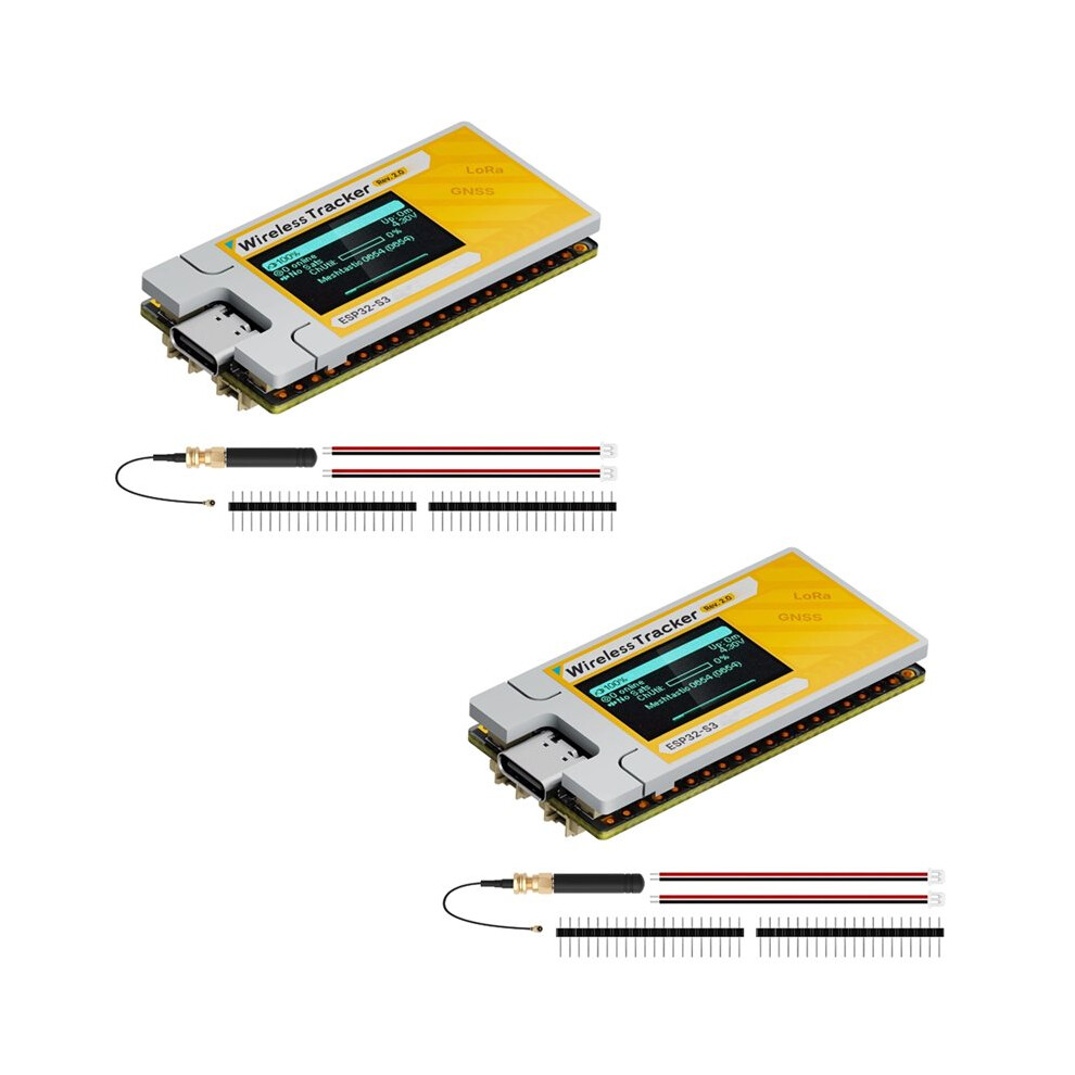 2Pcs Heltec Wireless Tracker V2 Meshtastic Esp32s3 Lora Node Meshcore Wifi Lora Ble 863-928Mhz For Asset Tracking 4713147238705