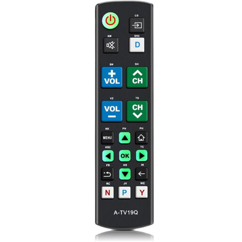 Universal  Button TV Remote Replacement, for All ////  TVs and More 1