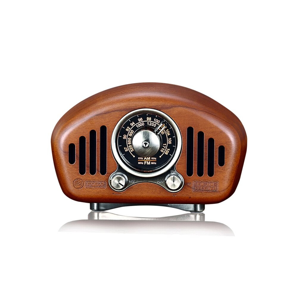 Retro 5.1 Speaker Am Fm Classic Style Radio Strong Bass Enhancement Volume Tf Card & Mp3 Player A 6034187899502