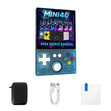MINI40 4.0Inch Retro Game Console Open Source Linux System 22000+ Games Support 30+ Emulators with 128G Card C