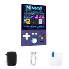 MINI40 4.0Inch Retro Game Console Open Source Linux System 22000+ Games Support 30+ Emulators with 128G Card B