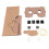6pcs 6 Inch Diy 3d Vr Virtual Reality Glasses Hardboard for Cardboard 5