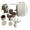 Camping Coffee Kit, Vintage Espresso Maker Set for Travel Camping 2