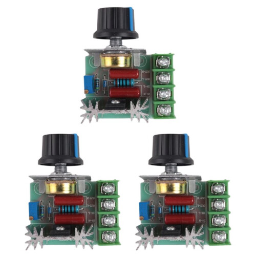 3X Regulator of Voltage Controller Speed Dimmer SCR 2000W AC 220V