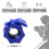 (Blue) 2pc Gym Barbell Clamps Quick Release Barbell Collar Clips For Training 5